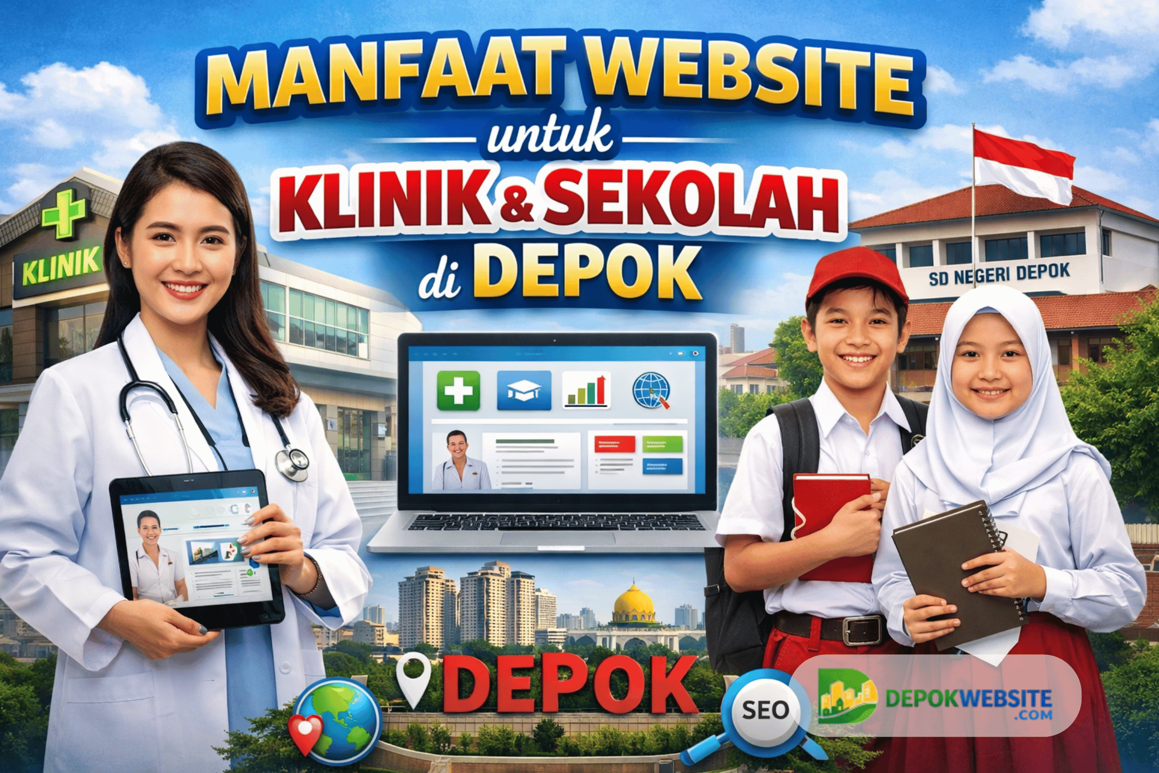 Manfaat Website untuk Klinik dan Sekolah di Depok